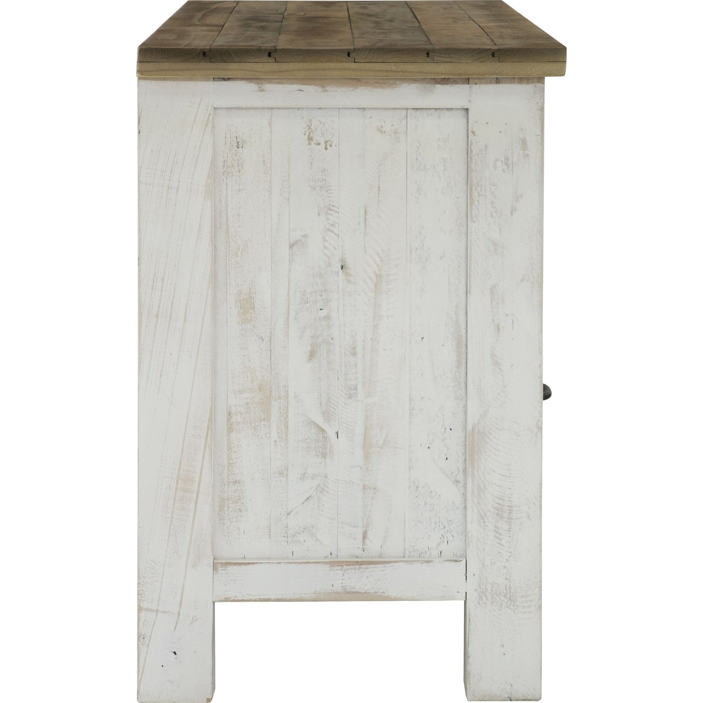 002 SR-818657 | Additional Silo | Provence Media Unit by LH Imports in white, brown. Made from reclaimed pine in a cottage & farmhouse style.