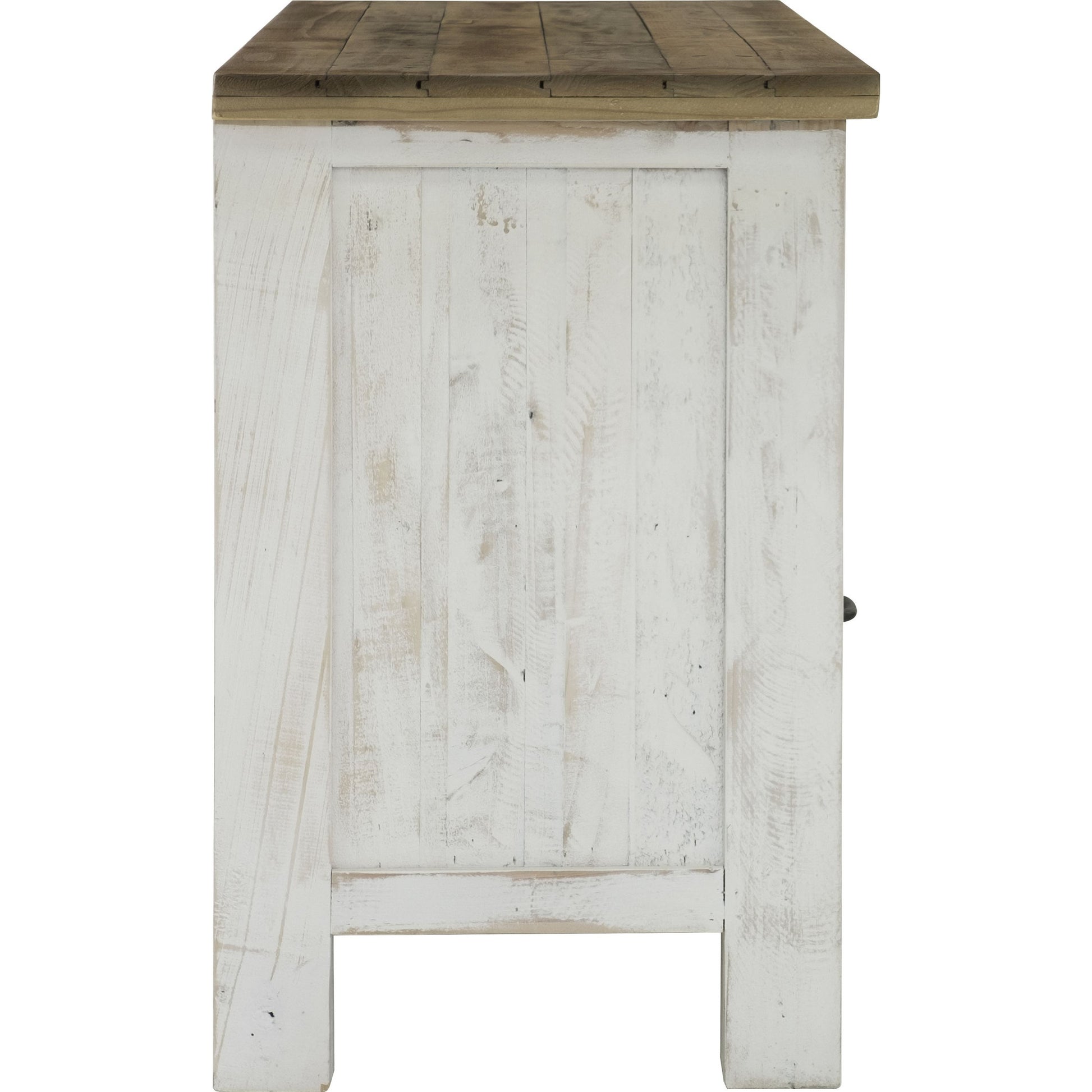 Provence Media Unit by LH Imports in white, brown. Made from reclaimed pine in a cottage & farmhouse style.