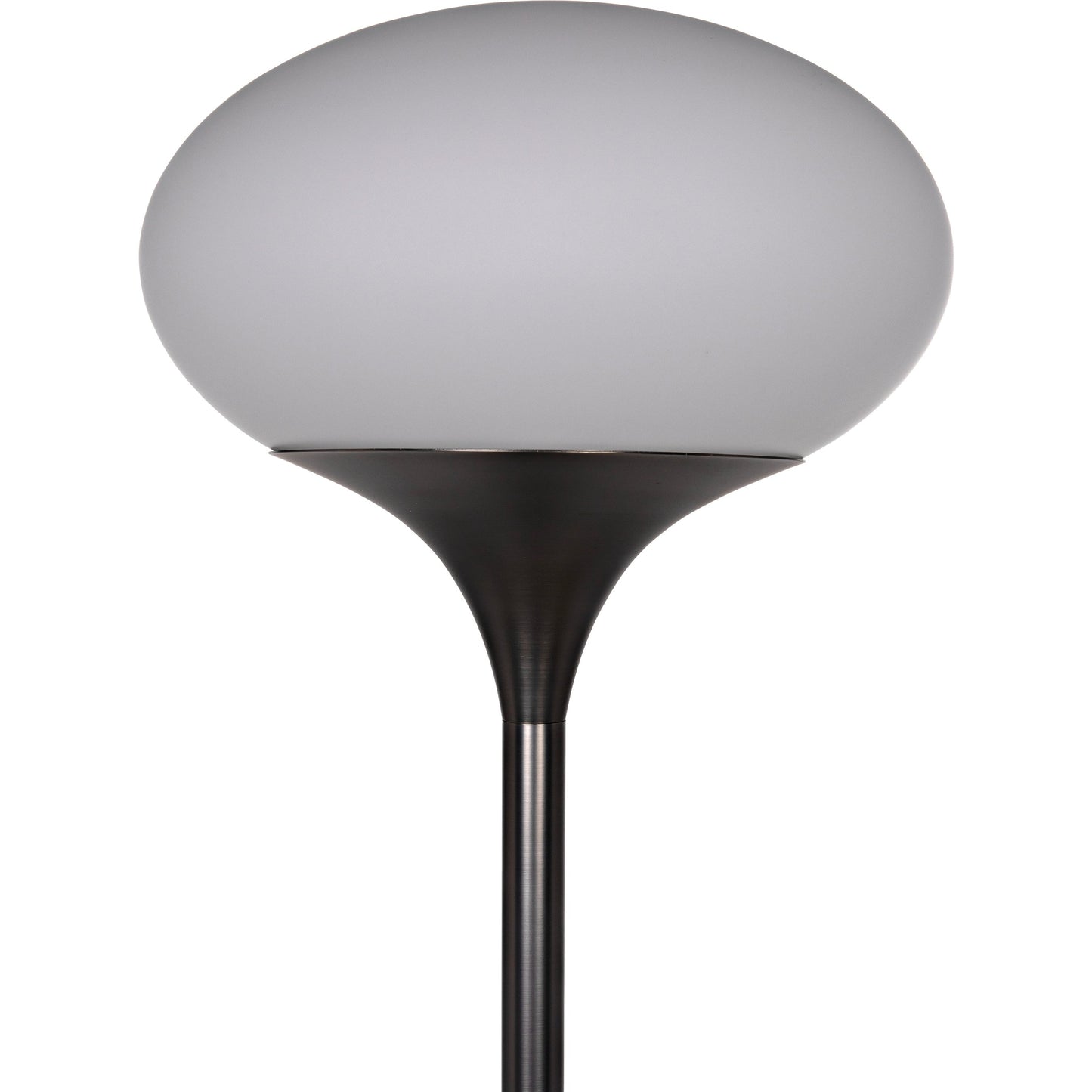 003 SI-1956863 | Closeup | Drop Floor Lamp by Noir in gunmetal. Made from industrial steel in a modern style.