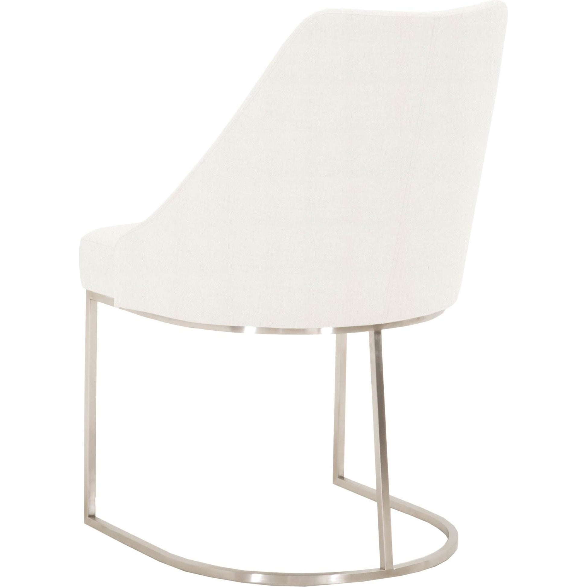Parissa Dining Chair (Set of 2) by Essentials For Living in livesmart peyton-pearl, brushed gold. Made from metal, fabric in a modern style.