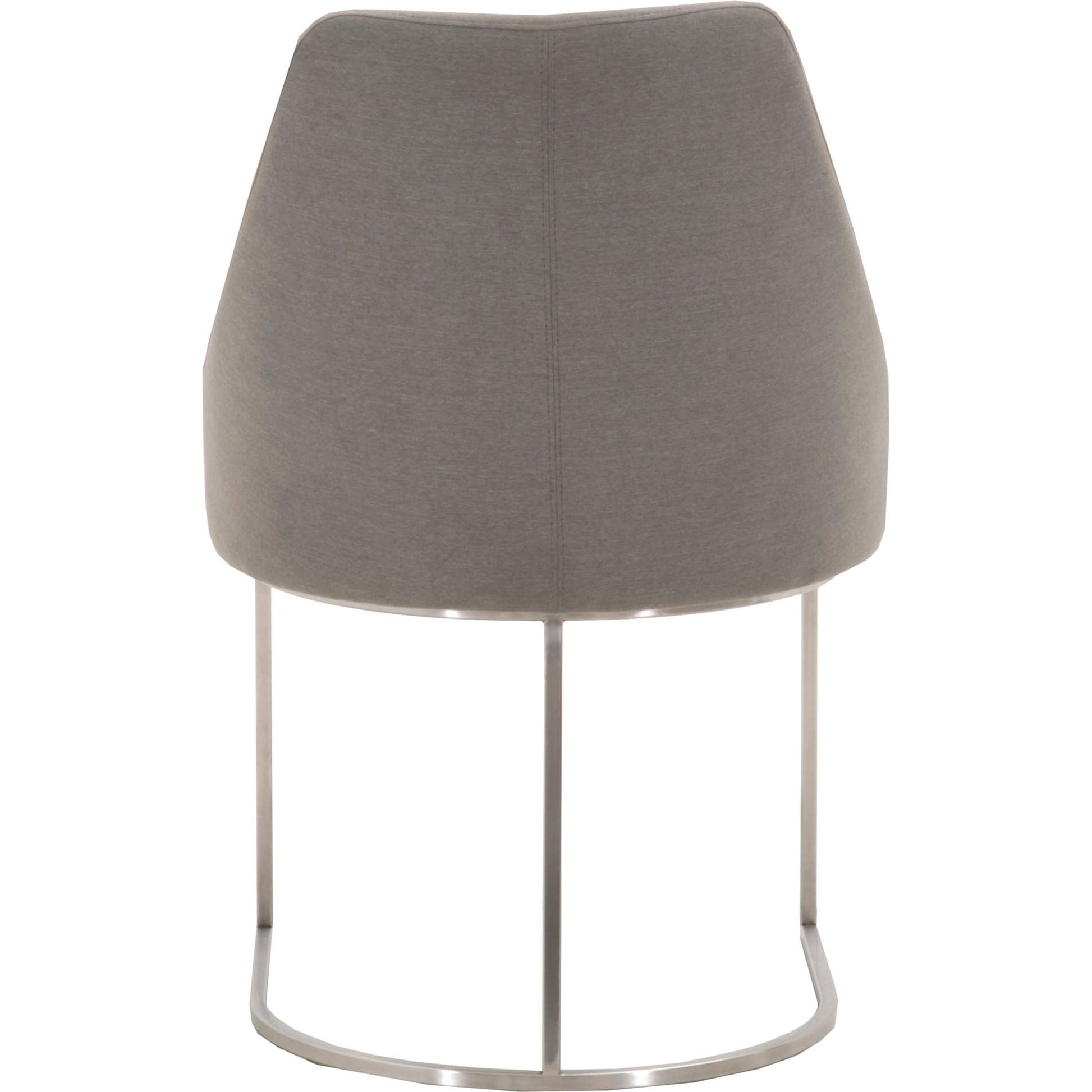 Parissa Dining Chair (Set of 2) by Essentials For Living in livesmart peyton-pearl, brushed gold. Made from metal, fabric in a modern style.
