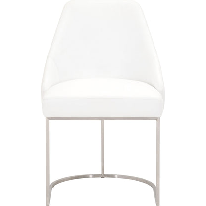 Parissa Dining Chair (Set of 2) by Essentials For Living in livesmart peyton-pearl, brushed gold. Made from metal, fabric in a modern style.