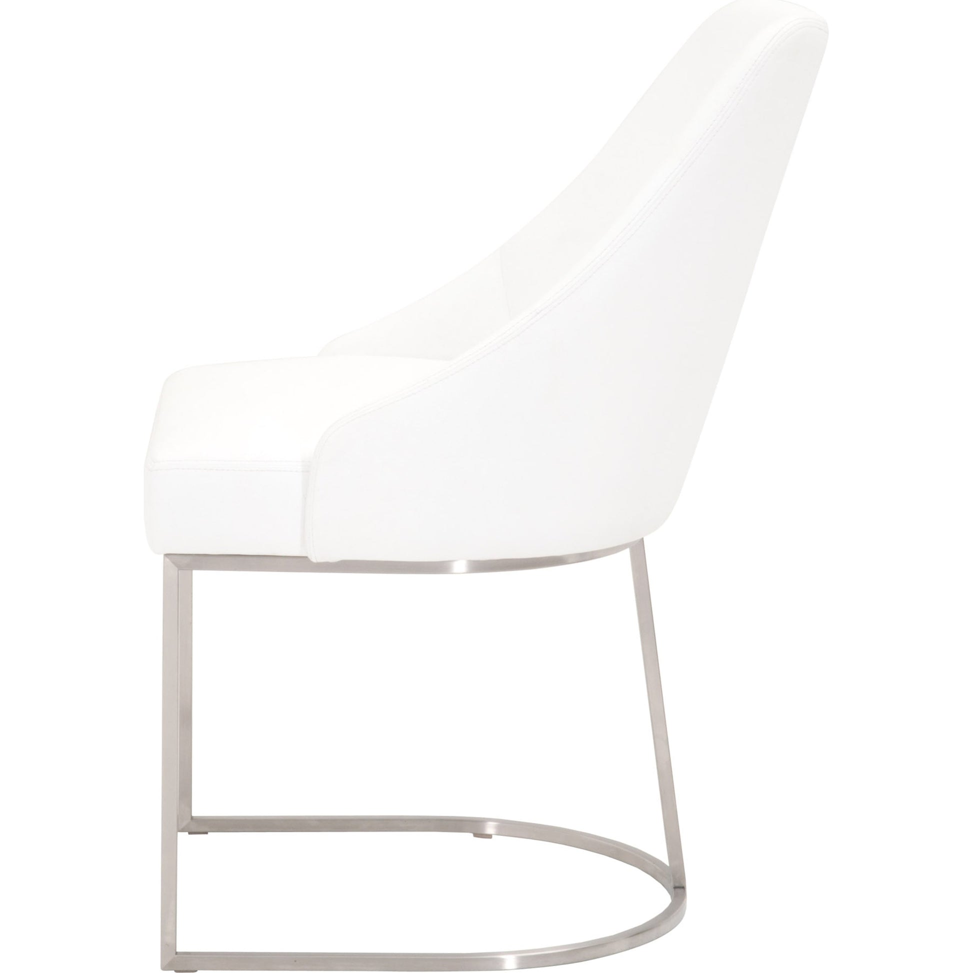 Parissa Dining Chair (Set of 2) by Essentials For Living in livesmart peyton-pearl, brushed gold. Made from metal, fabric in a modern style.