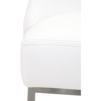 Parissa Dining Chair (Set of 2) by Essentials For Living in livesmart peyton-pearl, brushed gold. Made from metal, fabric in a modern style.