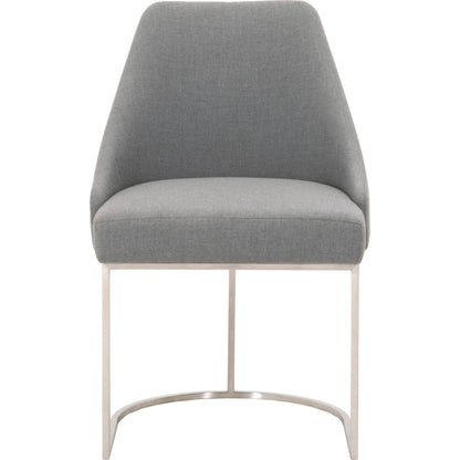 Parissa Dining Chair (Set of 2) by Essentials For Living in livesmart peyton-pearl, brushed gold. Made from metal, fabric in a modern style.