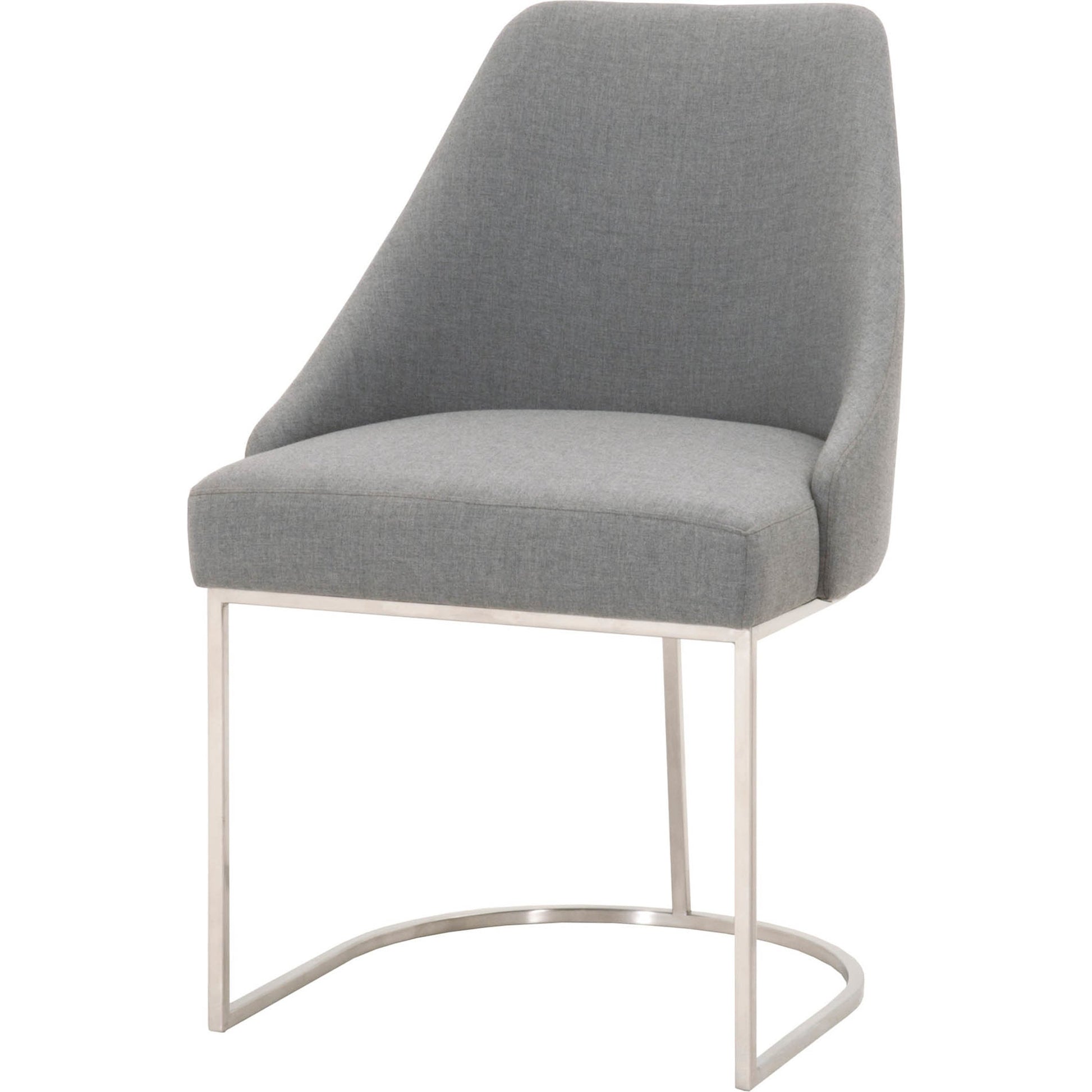 Parissa Dining Chair (Set of 2) by Essentials For Living in livesmart peyton-pearl, brushed gold. Made from metal, fabric in a modern style.