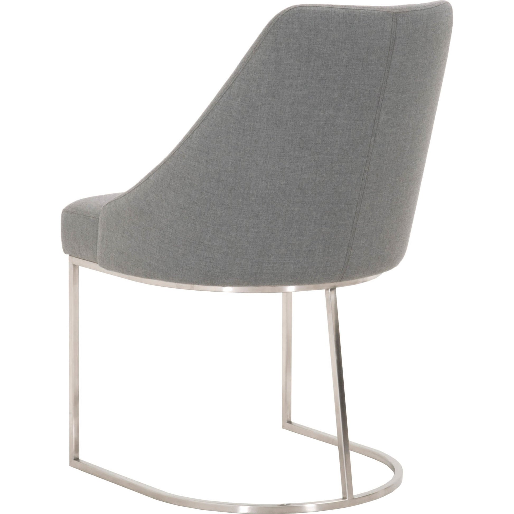 Parissa Dining Chair (Set of 2) by Essentials For Living in livesmart peyton-pearl, brushed gold. Made from metal, fabric in a modern style.