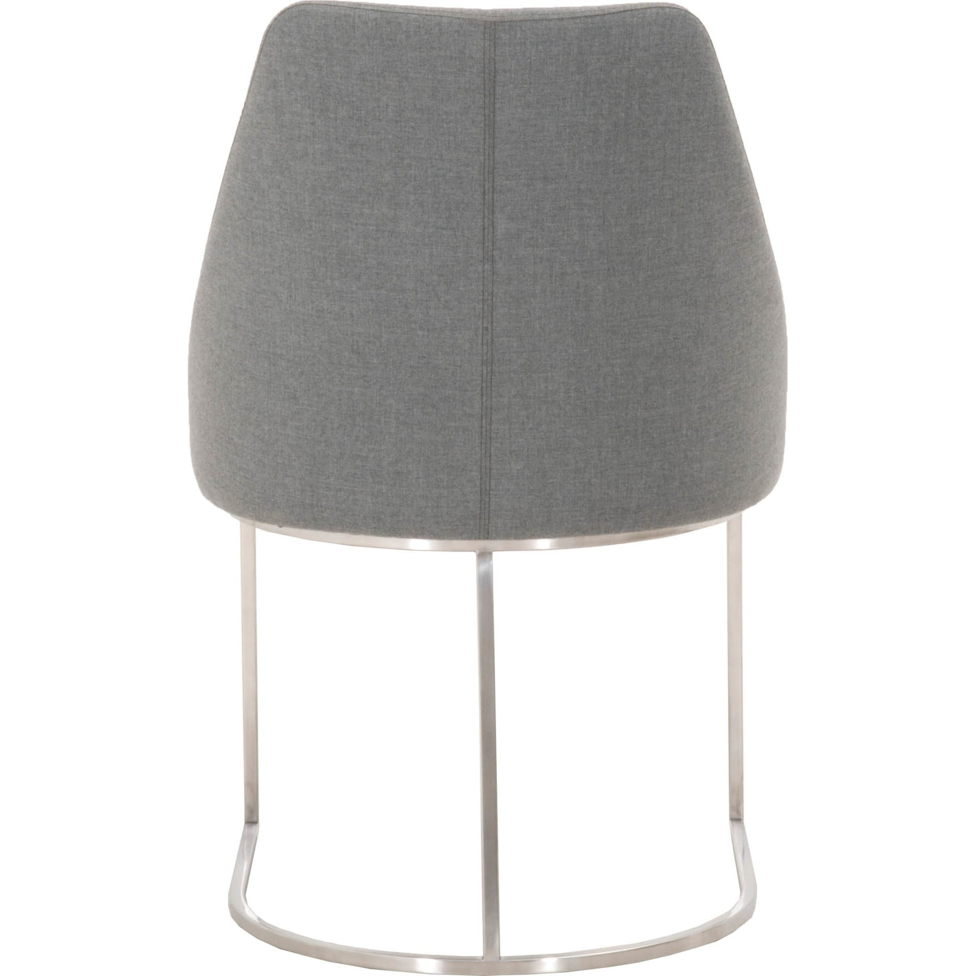 Parissa Dining Chair (Set of 2) by Essentials For Living in livesmart peyton-pearl, brushed gold. Made from metal, fabric in a modern style.