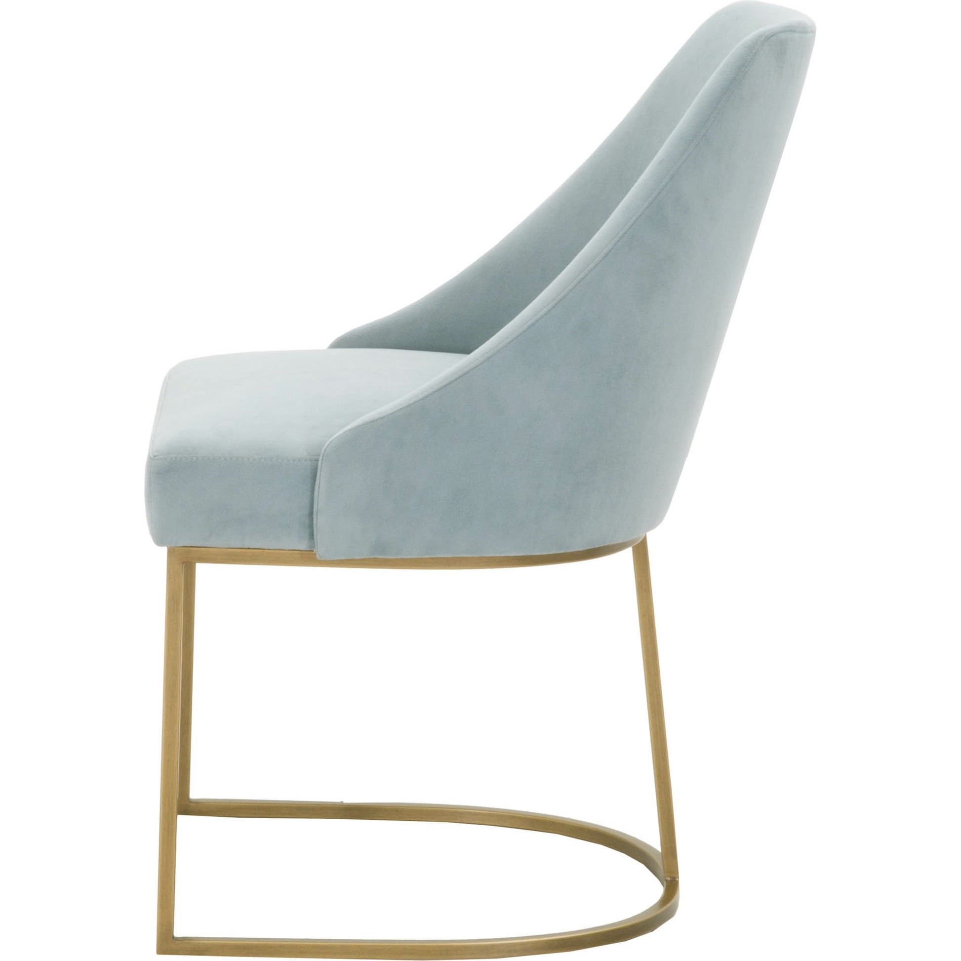 Parissa Dining Chair (Set of 2) by Essentials For Living in livesmart peyton-pearl, brushed gold. Made from metal, fabric in a modern style.