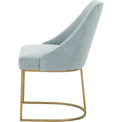 Parissa Dining Chair (Set of 2) by Essentials For Living in livesmart peyton-pearl, brushed gold. Made from metal, fabric in a modern style.