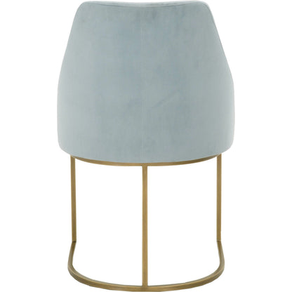 Parissa Dining Chair (Set of 2) by Essentials For Living in livesmart peyton-pearl, brushed gold. Made from metal, fabric in a modern style.