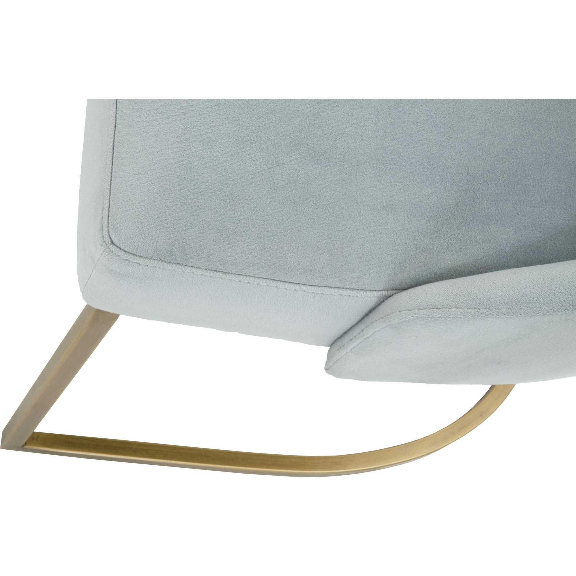 Parissa Dining Chair (Set of 2) by Essentials For Living in livesmart peyton-pearl, brushed gold. Made from metal, fabric in a modern style.