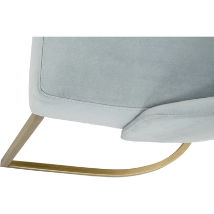 Parissa Dining Chair (Set of 2) by Essentials For Living in livesmart peyton-pearl, brushed gold. Made from metal, fabric in a modern style.
