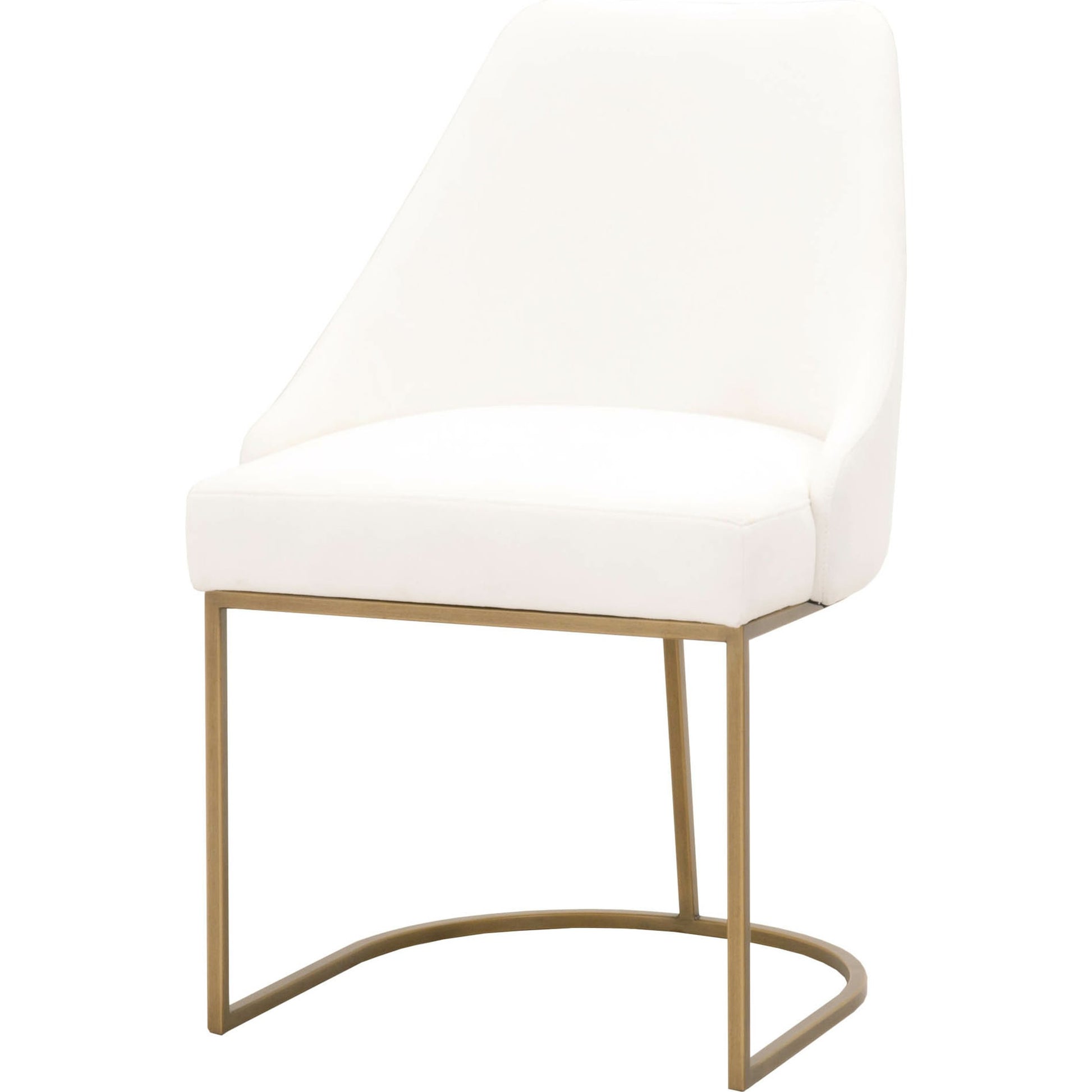 Parissa Dining Chair (Set of 2) by Essentials For Living in livesmart peyton-pearl, brushed gold. Made from metal, fabric in a modern style.
