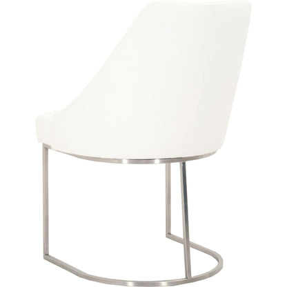 Parissa Dining Chair (Set of 2) by Essentials For Living in livesmart peyton-pearl, brushed gold. Made from metal, fabric in a modern style.