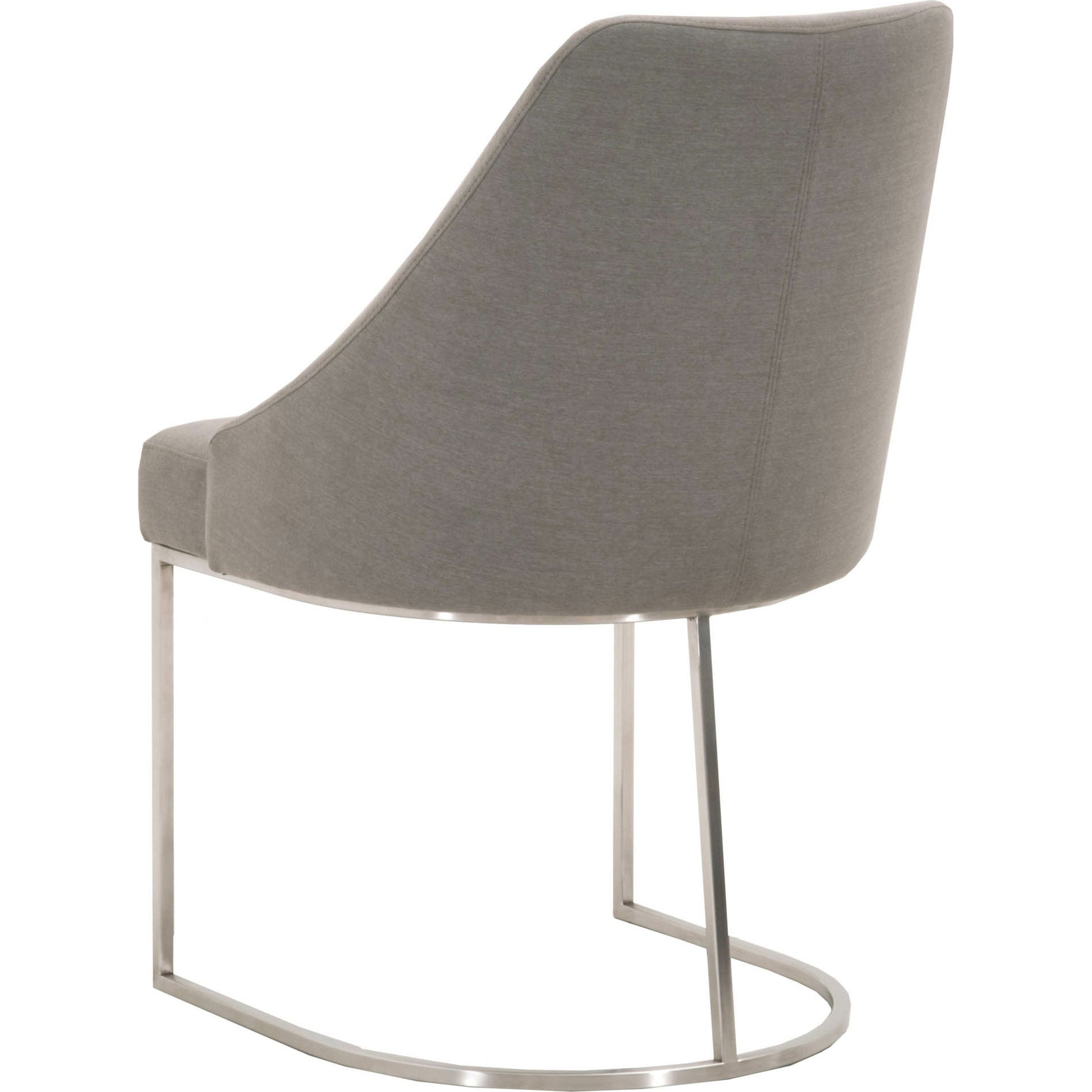 Parissa Dining Chair (Set of 2) by Essentials For Living in livesmart peyton-pearl, brushed gold. Made from metal, fabric in a modern style.