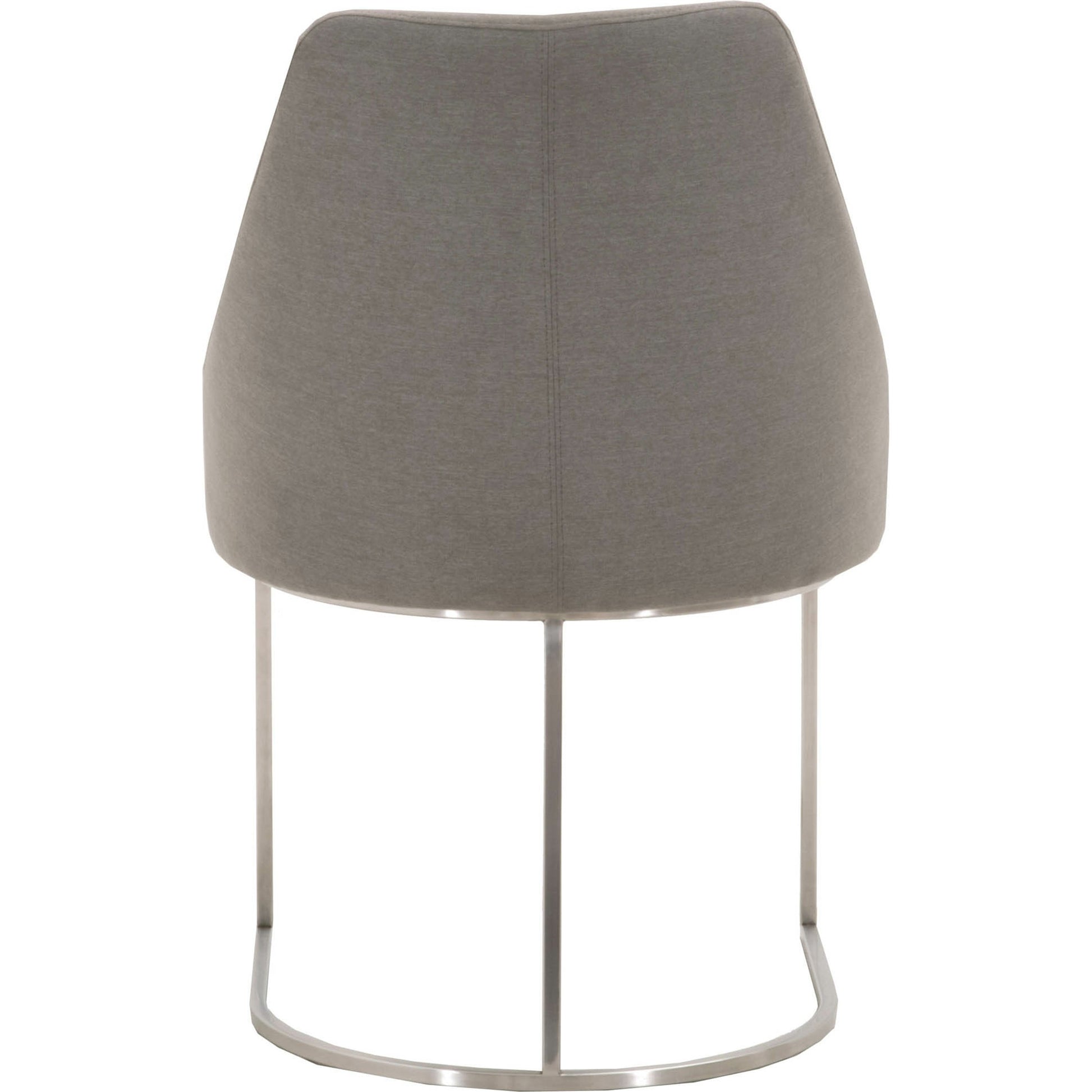 Parissa Dining Chair (Set of 2) by Essentials For Living in livesmart peyton-pearl, brushed gold. Made from metal, fabric in a modern style.