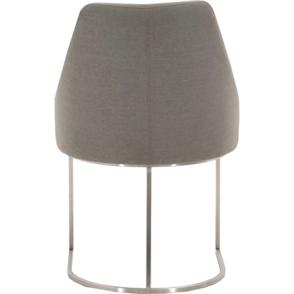 Parissa Dining Chair (Set of 2) by Essentials For Living in livesmart peyton-pearl, brushed gold. Made from metal, fabric in a modern style.