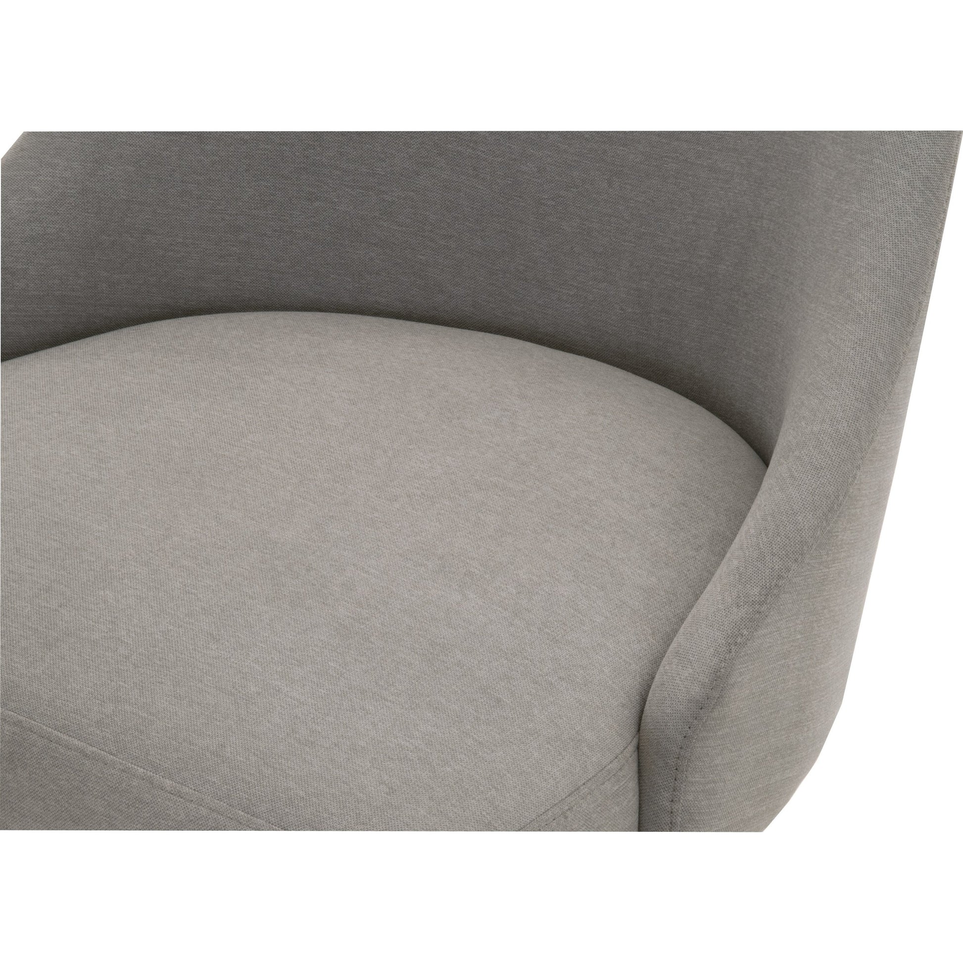 Parissa Dining Chair (Set of 2) by Essentials For Living in livesmart peyton-pearl, brushed gold. Made from metal, fabric in a modern style.