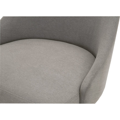Parissa Dining Chair (Set of 2) by Essentials For Living in livesmart peyton-pearl, brushed gold. Made from metal, fabric in a modern style.