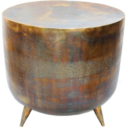 Kettel Accent Table by Moe's Home Collection in brass. Made from aluminum in a eclectic & global style.