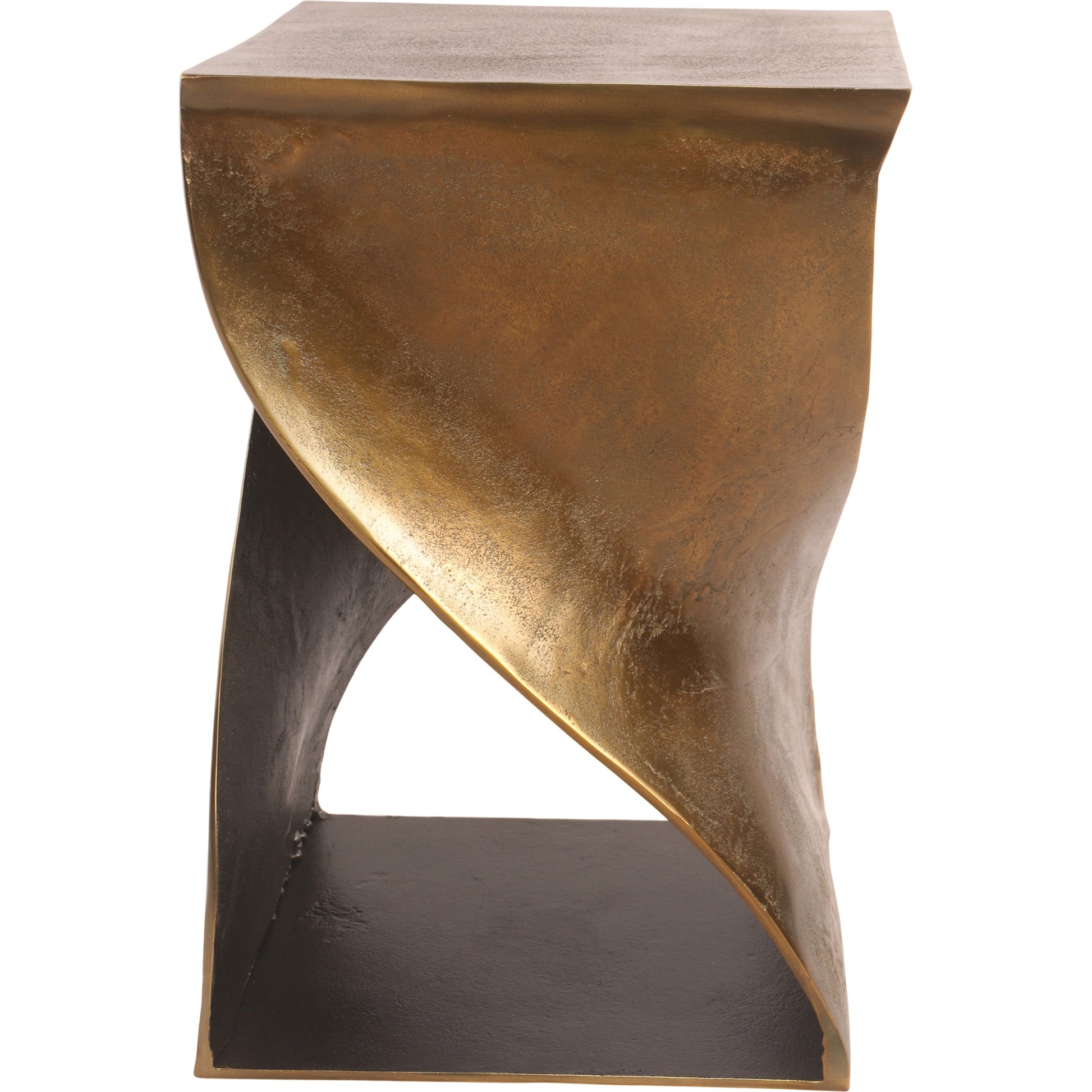Twist Accent Table by Moe's Home Collection. Made from aluminum in a modern style.