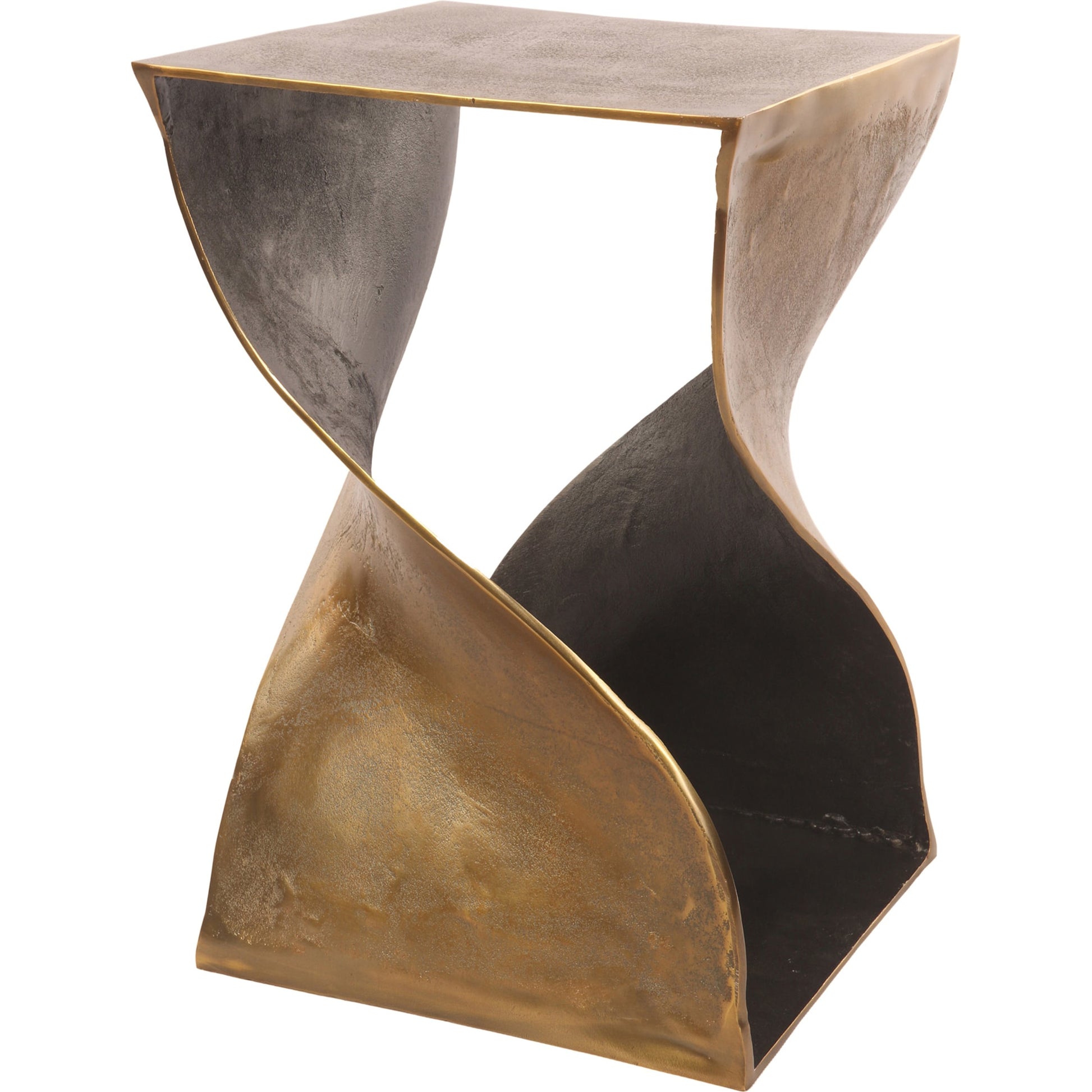 Twist Accent Table by Moe's Home Collection. Made from aluminum in a modern style.