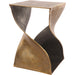 Twist Accent Table by Moe's Home Collection. Made from aluminum in a modern style.