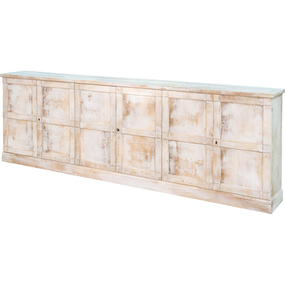 Luciana Buffet by Sarreid Ltd.. Made from pine in a traditional style.