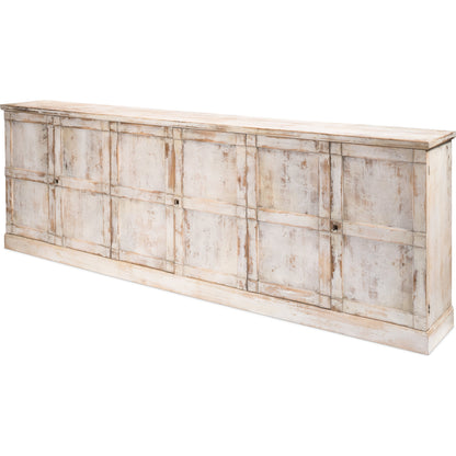 Luciana Buffet by Sarreid Ltd.. Made from pine in a traditional style.