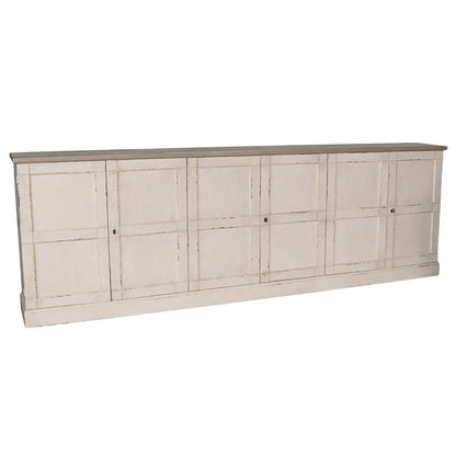 Luciana Buffet by Sarreid Ltd.. Made from pine in a traditional style.