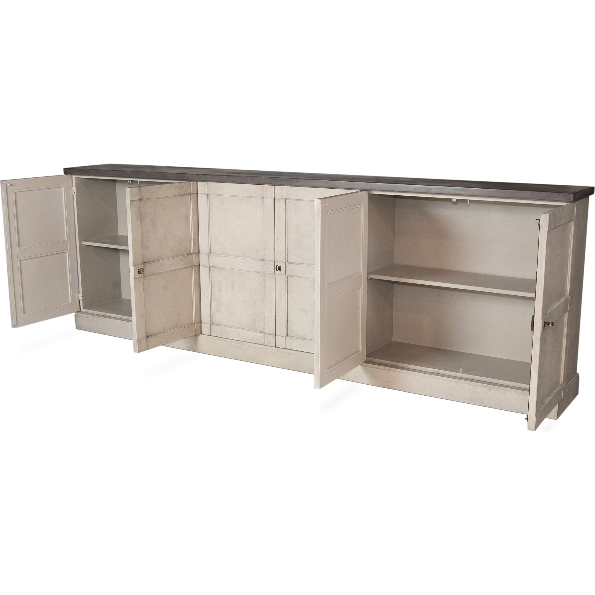 Luciana Buffet by Sarreid Ltd.. Made from pine in a traditional style.