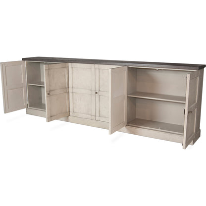 Luciana Buffet by Sarreid Ltd.. Made from pine in a traditional style.