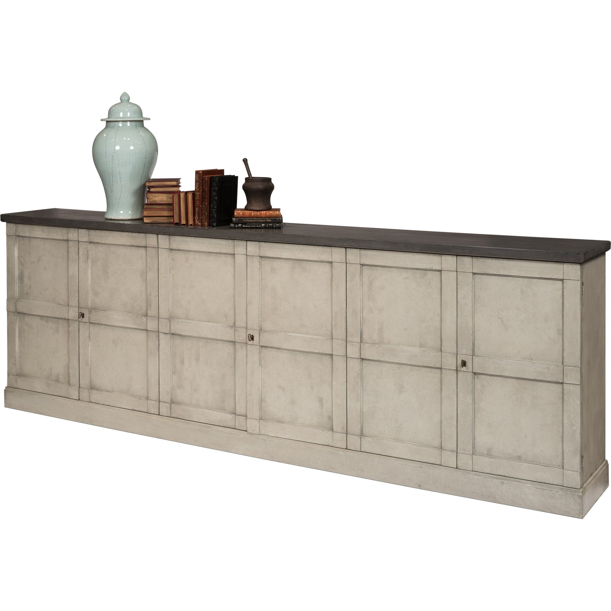 Luciana Buffet by Sarreid Ltd.. Made from pine in a traditional style.