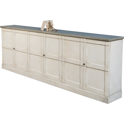 Luciana Buffet by Sarreid Ltd.. Made from pine in a traditional style.