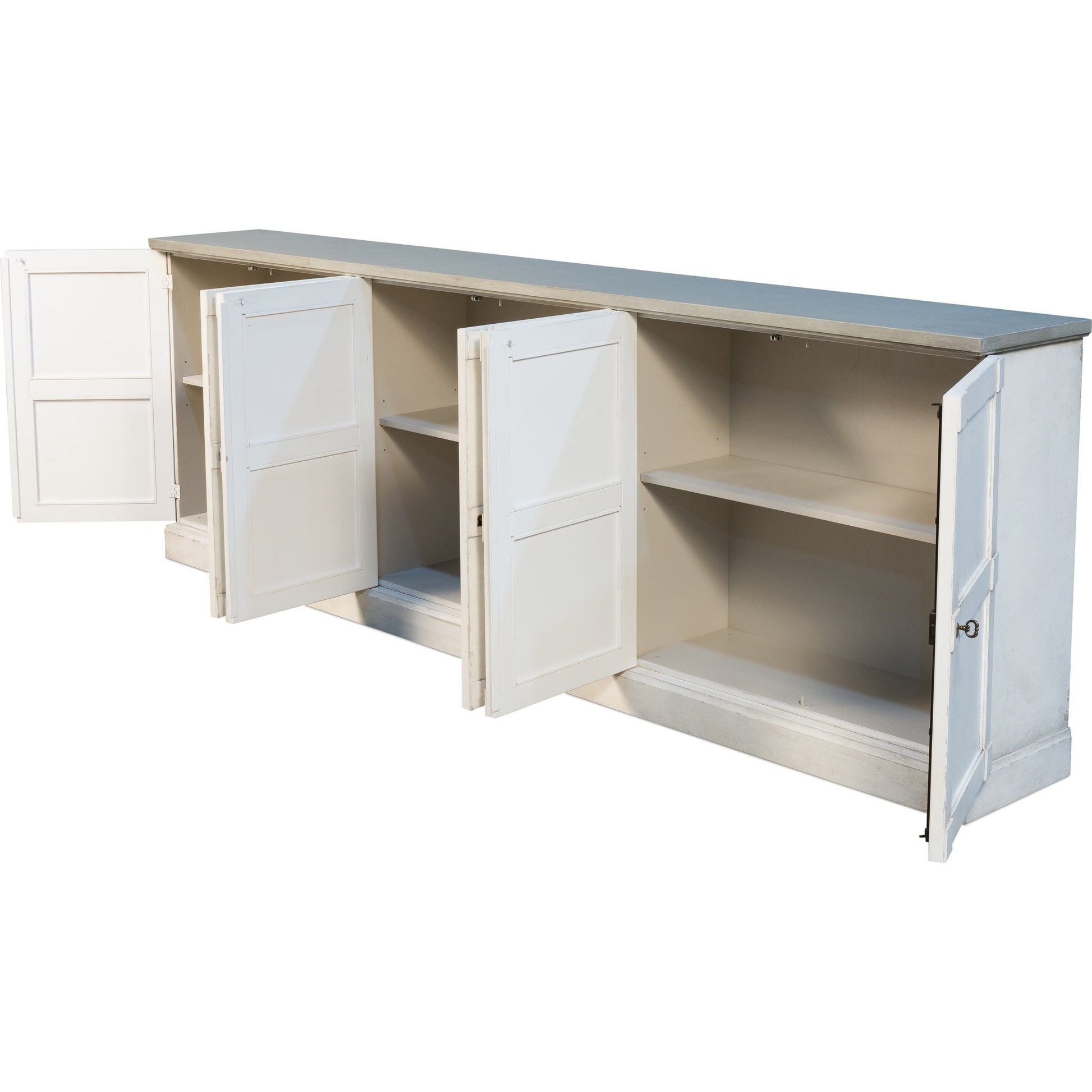 Luciana Buffet by Sarreid Ltd.. Made from pine in a traditional style.