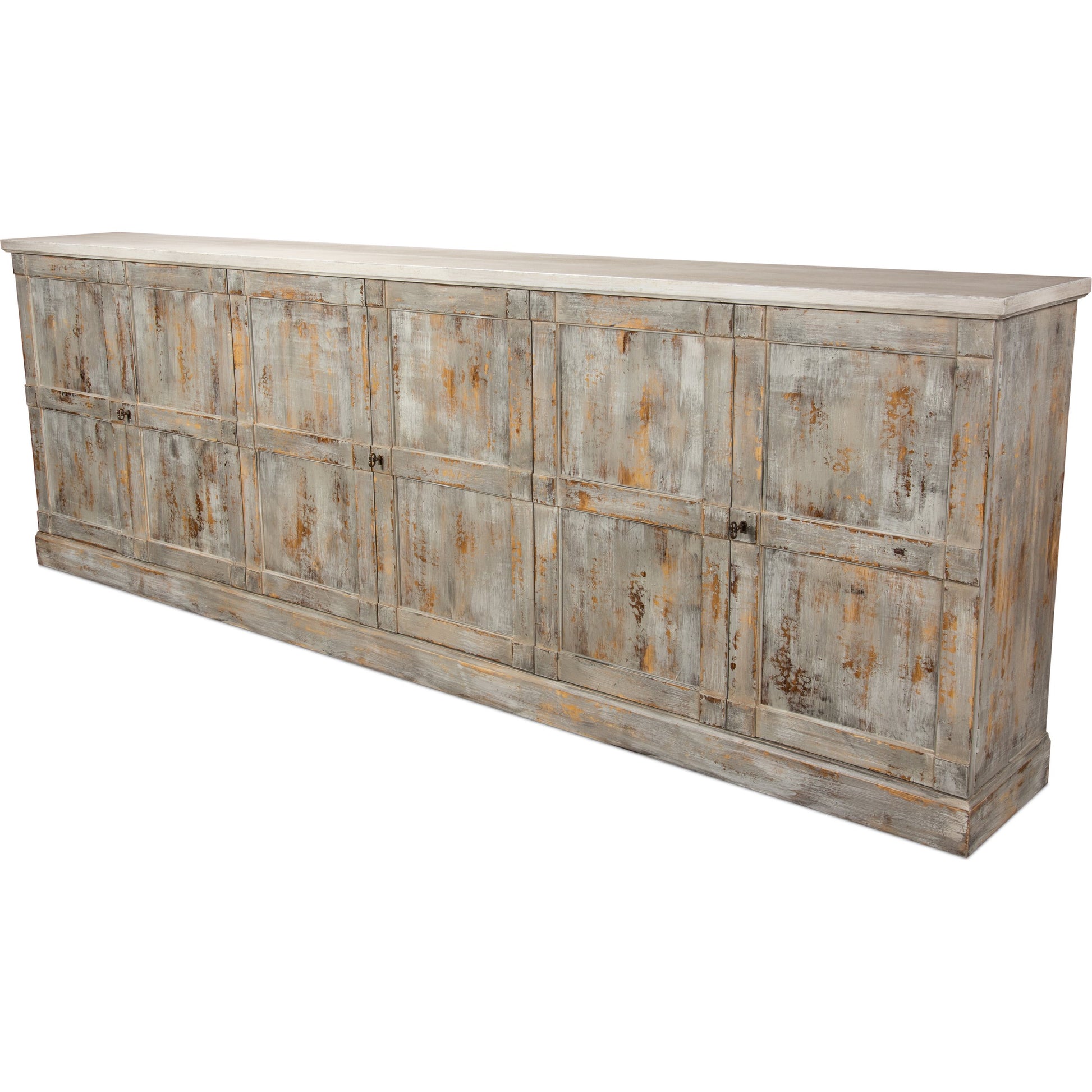 Luciana Buffet by Sarreid Ltd.. Made from pine in a traditional style.