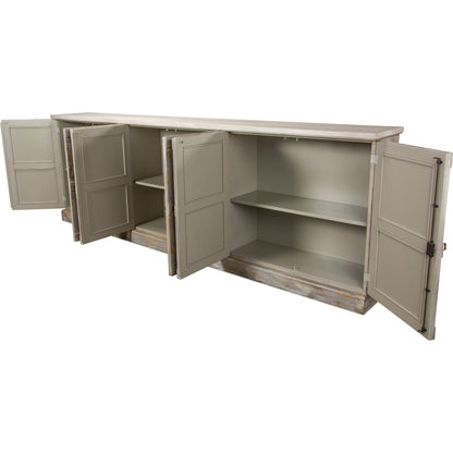 Luciana Buffet by Sarreid Ltd.. Made from pine in a traditional style.