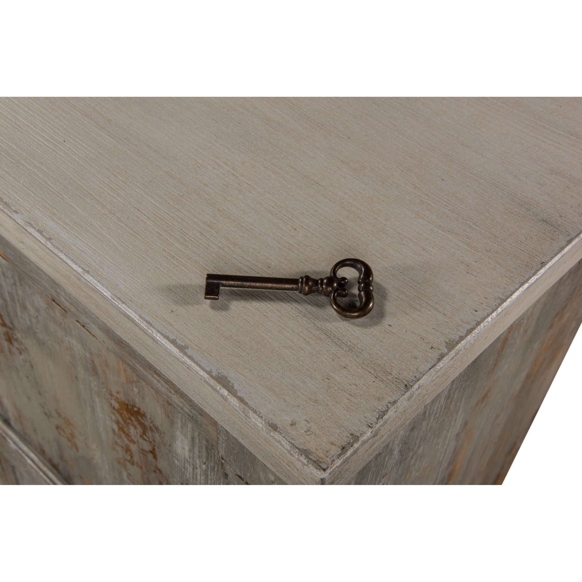 Luciana Buffet by Sarreid Ltd.. Made from pine in a traditional style.