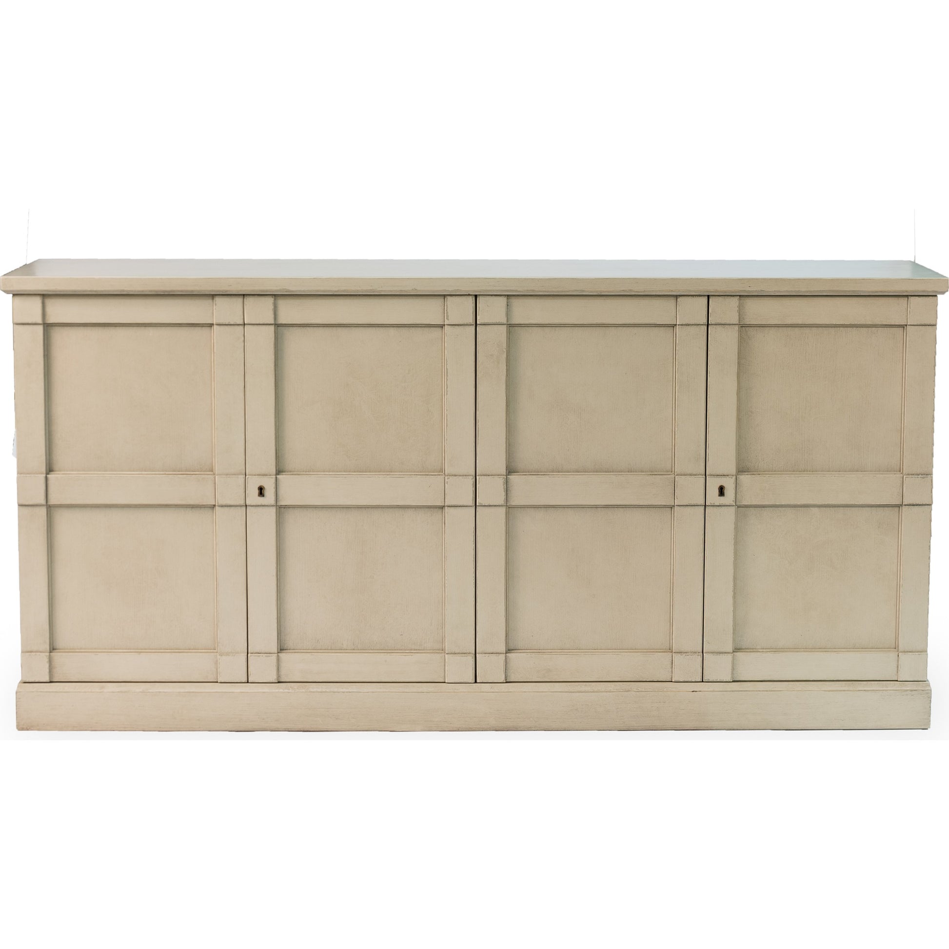 Lionisio Buffet, 75" by Sarreid Ltd. in washed grey and washed gray finish. Made from wood in a cottage & farmhouse style.