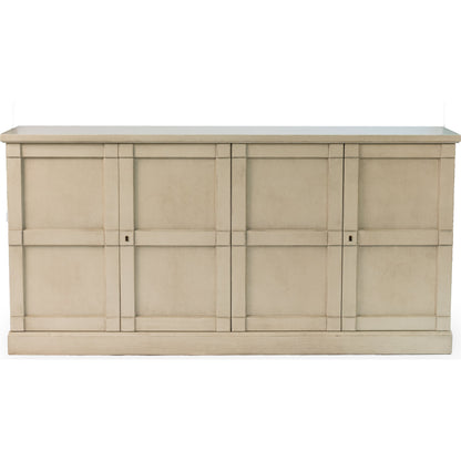Lionisio Buffet, 75" by Sarreid Ltd. in washed grey and washed gray finish. Made from wood in a cottage & farmhouse style.