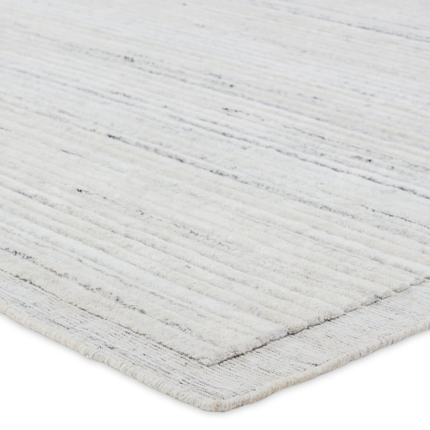 002 SI-1973770,SI-1973771,SI-1973773 | Closeup | Racka RAC01 Rug by Jaipur Living in ivory, gray. Made from 100% pet yarn in a unique style.
