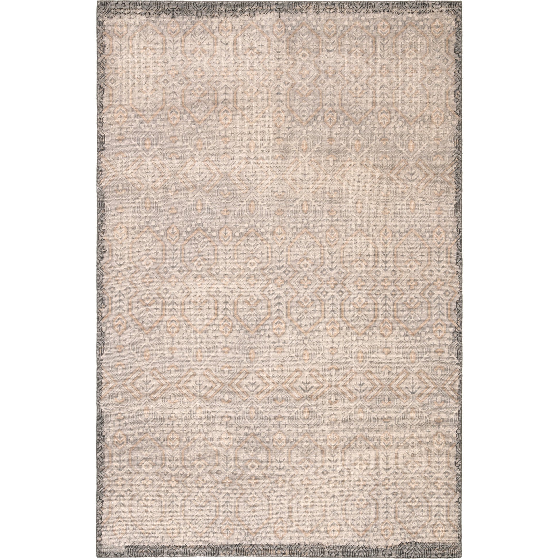 Revolution REL10 Rug by Jaipur Living in gray, gold. Made from 100% wool in a unique style.