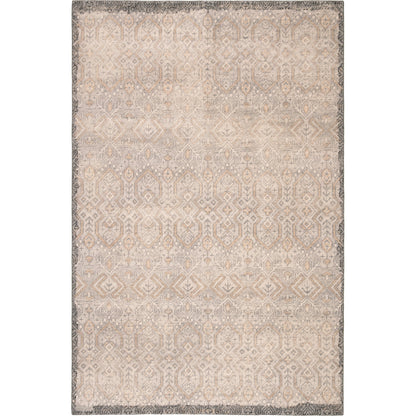 Revolution REL10 Rug by Jaipur Living in gray, gold. Made from 100% wool in a unique style.