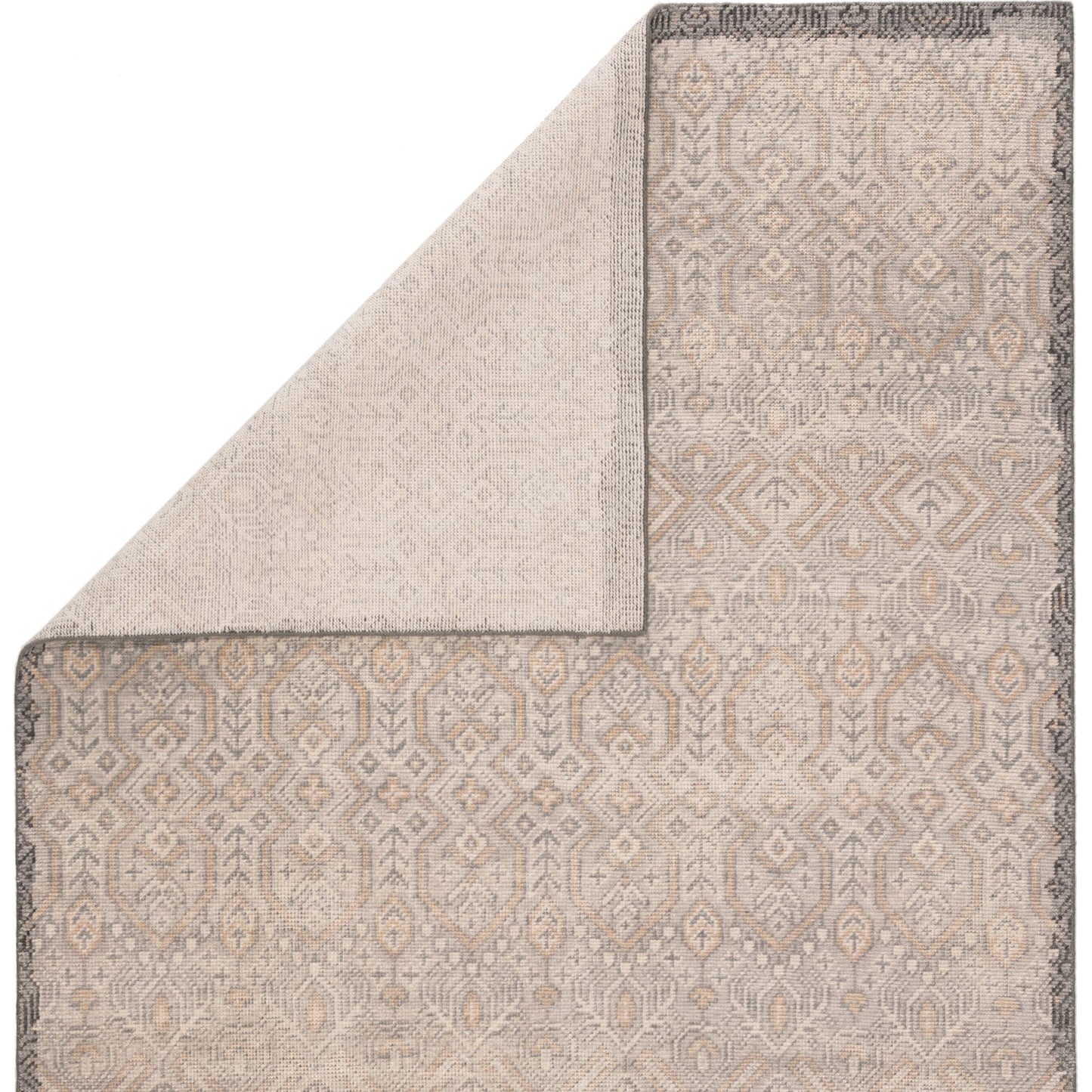 003 105529-33550,105529-33553,105529-45433,105529-45434 | Closeup | Revolution REL10 Rug by Jaipur Living in gray, gold. Made from 100% wool in a unique style.