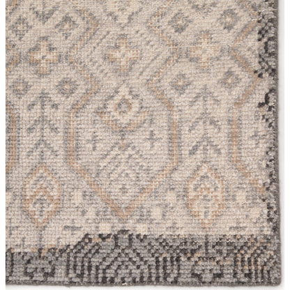 Revolution REL10 Rug by Jaipur Living in gray, gold. Made from 100% wool in a unique style.