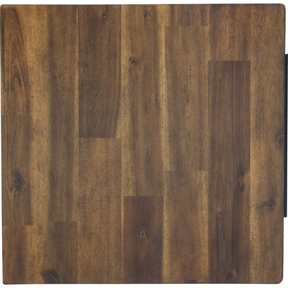 Remix Nightstand by LH Imports in brown. Made from solid acacia, veneer in a modern style.