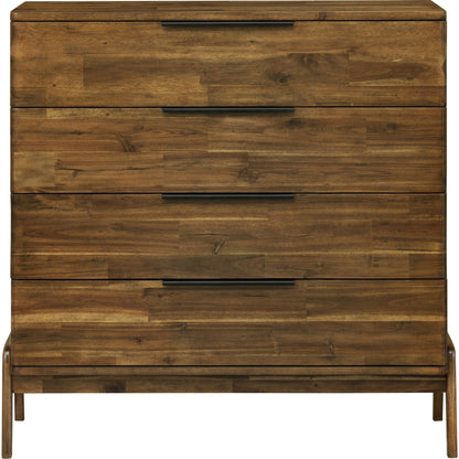 Remix Chest by LH Imports in brown. Made from solid acacia, veneer in a modern style.