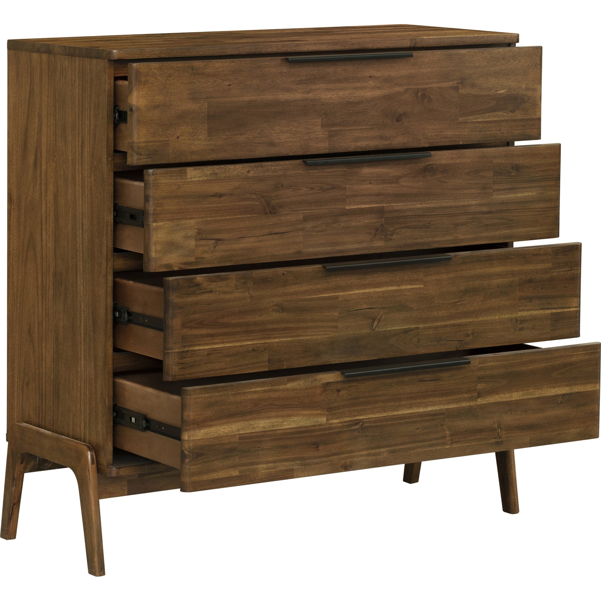 Remix Chest by LH Imports in brown. Made from solid acacia, veneer in a modern style.