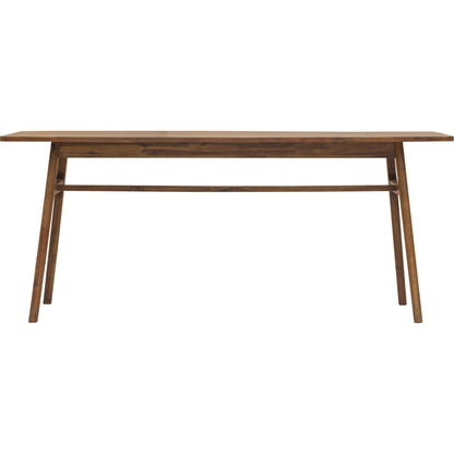Remix Dining Table by LH Imports in brown. Made from solid acacia, veneer in a modern style.